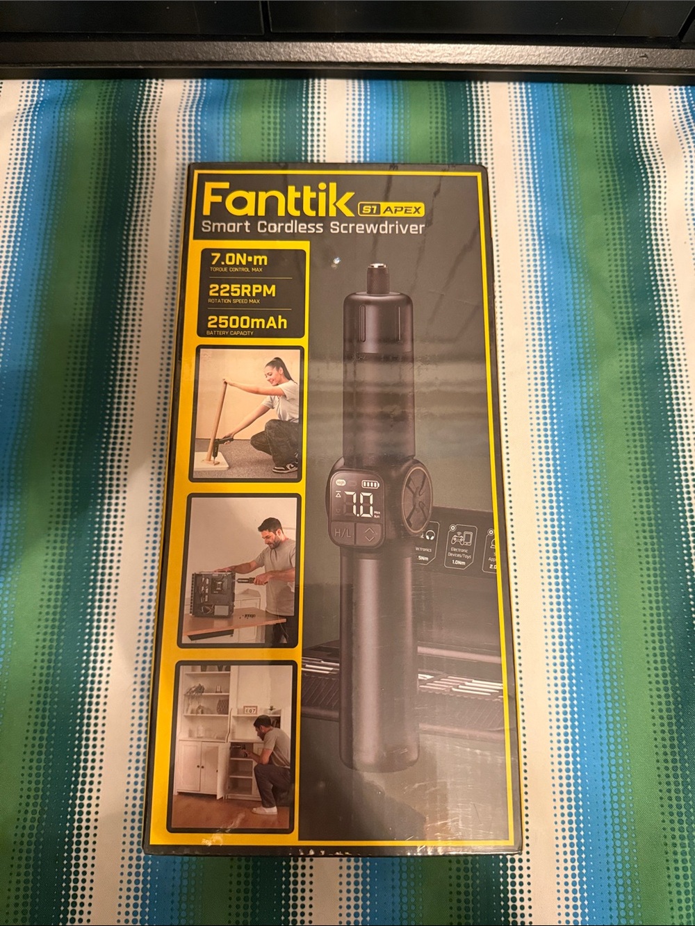 Fanttik Apex Smart Cordless Screwdriver in Black
